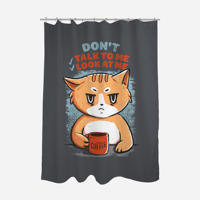 My Morning-none polyester shower curtain-IKILO