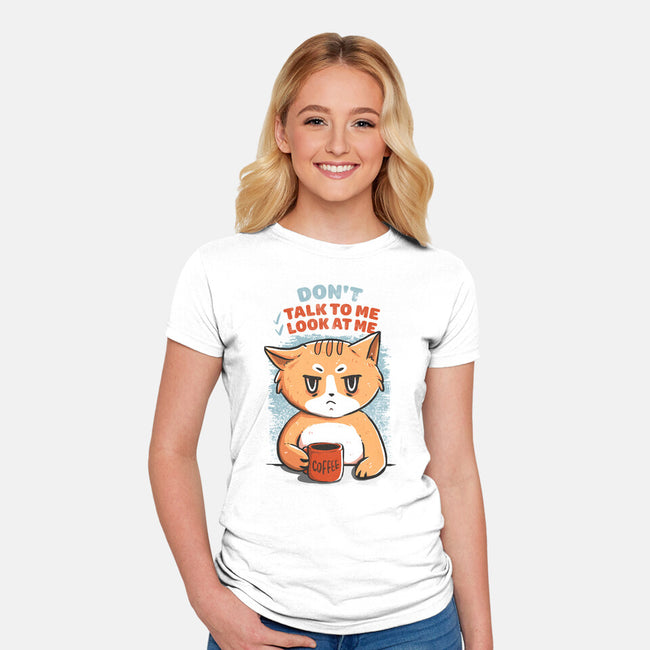My Morning-womens fitted tee-IKILO