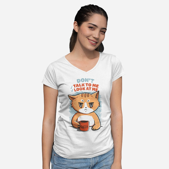 My Morning-womens v-neck tee-IKILO
