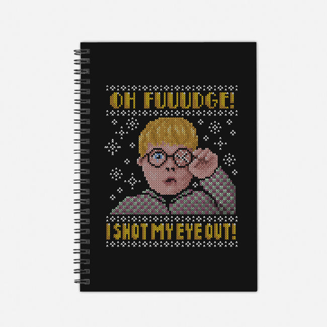 Oh Fuuudge!-none dot grid notebook-kg07