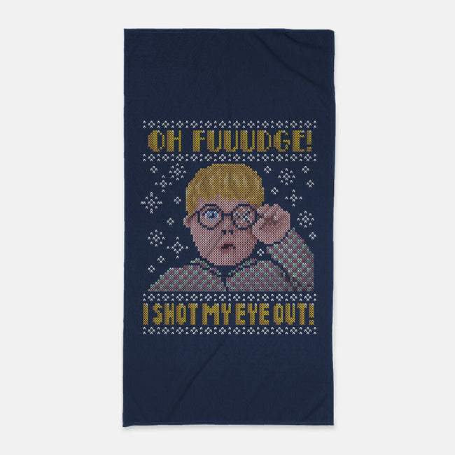 Oh Fuuudge!-none beach towel-kg07