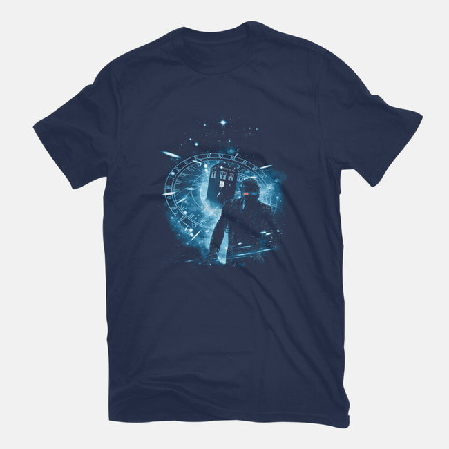 Running After Gallifrey-womens fitted tee-kharmazero