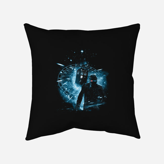Running After Gallifrey-none removable cover w insert throw pillow-kharmazero