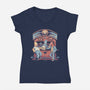 Happy Hour-womens v-neck tee-Arigatees