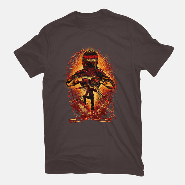 Public Devil Hunters-womens basic tee-hypertwenty