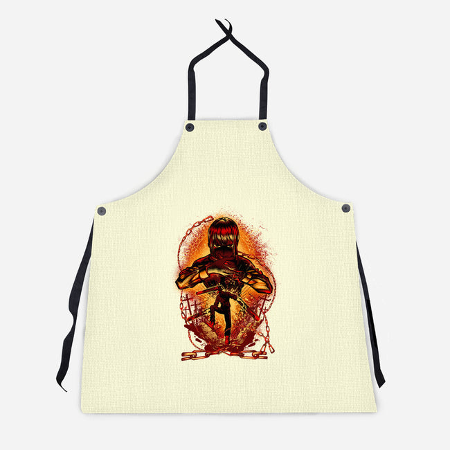 Public Devil Hunters-unisex kitchen apron-hypertwenty
