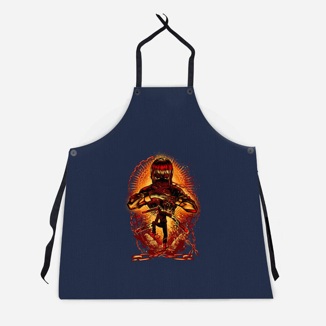 Public Devil Hunters-unisex kitchen apron-hypertwenty