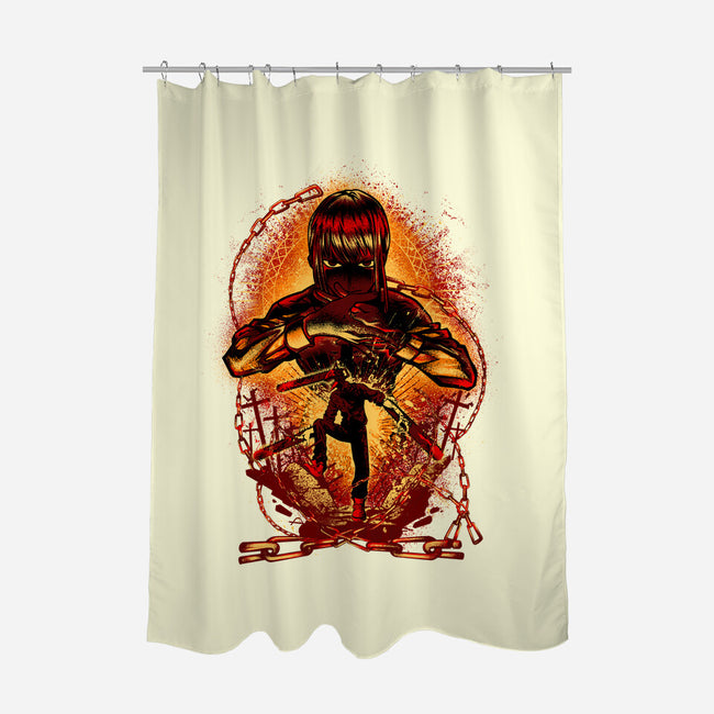 Public Devil Hunters-none polyester shower curtain-hypertwenty