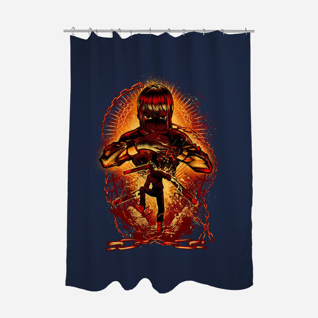 Public Devil Hunters-none polyester shower curtain-hypertwenty