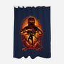 Public Devil Hunters-none polyester shower curtain-hypertwenty