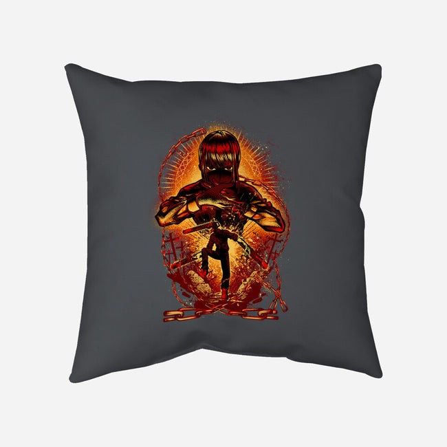 Public Devil Hunters-none removable cover w insert throw pillow-hypertwenty