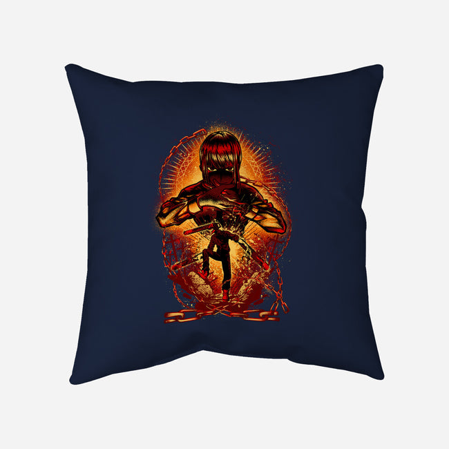 Public Devil Hunters-none removable cover w insert throw pillow-hypertwenty