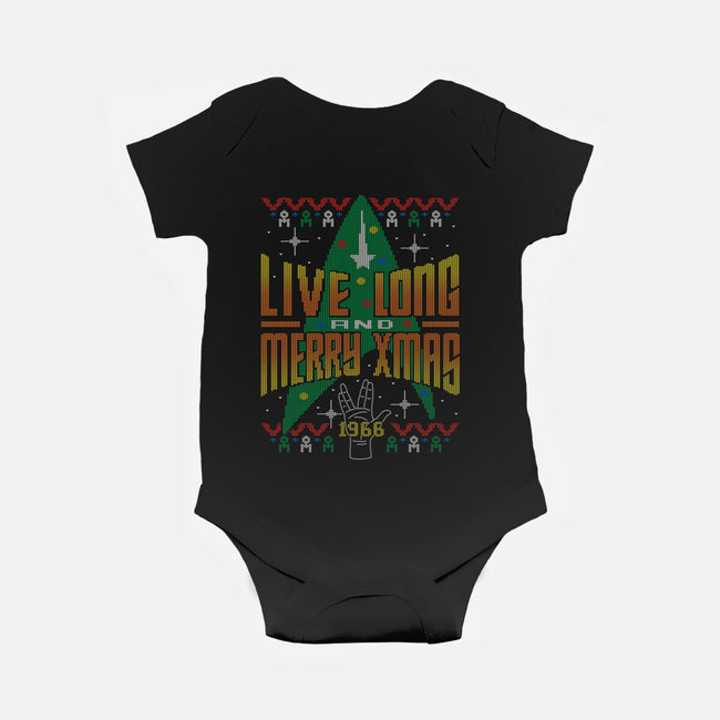 Live Long And Merry Xmas-baby basic onesie-Getsousa!