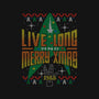 Live Long And Merry Xmas-none polyester shower curtain-Getsousa!