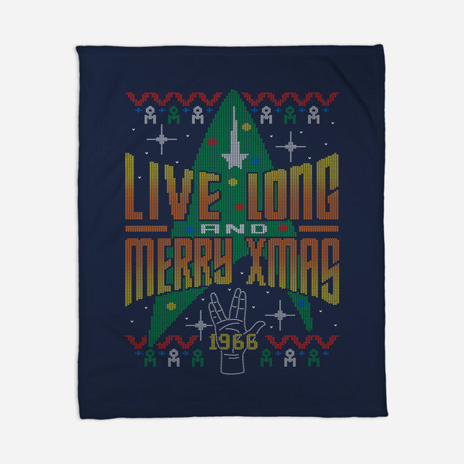 Live Long And Merry Xmas-none fleece blanket-Getsousa!