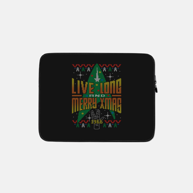 Live Long And Merry Xmas-none zippered laptop sleeve-Getsousa!