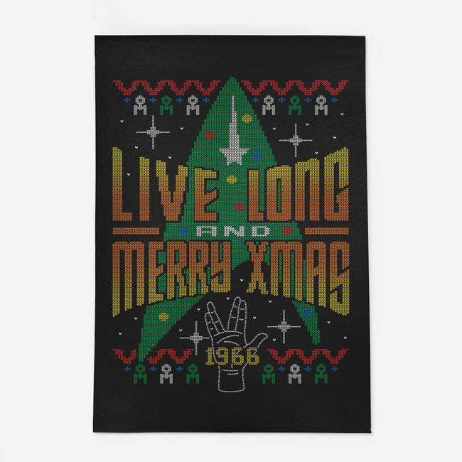 Live Long And Merry Xmas-none indoor rug-Getsousa!