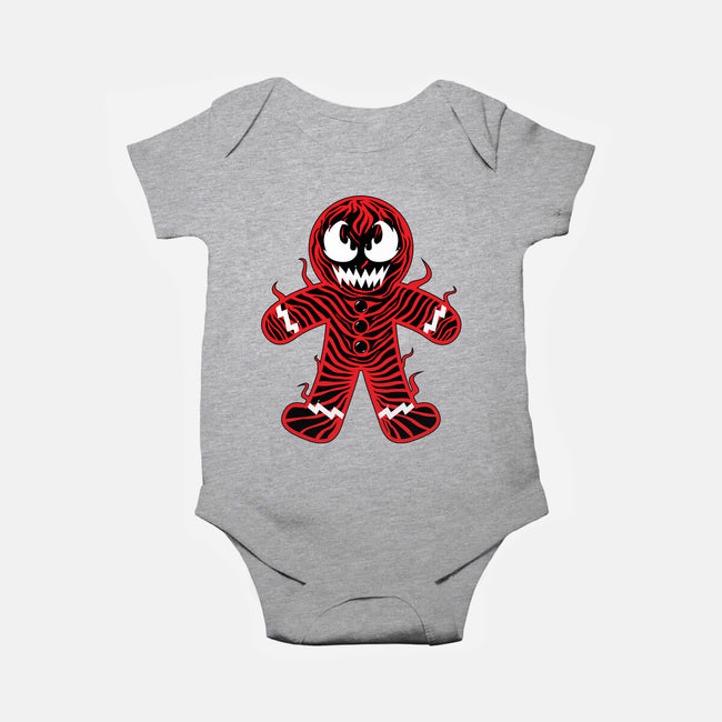 Gingerbread Symbiote-baby basic onesie-krisren28