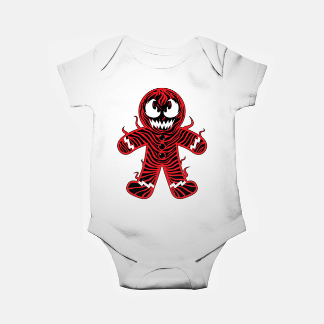 Gingerbread Symbiote-baby basic onesie-krisren28