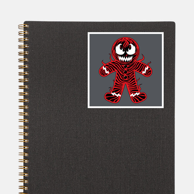 Gingerbread Symbiote-none glossy sticker-krisren28