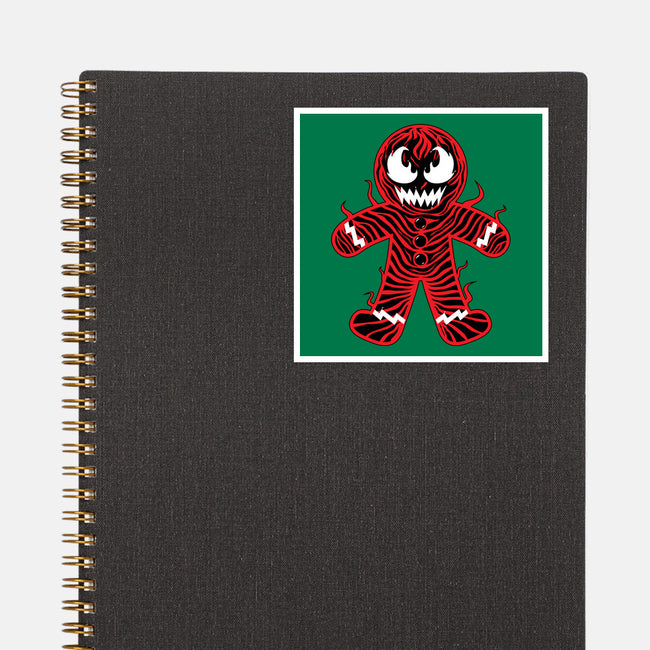Gingerbread Symbiote-none glossy sticker-krisren28