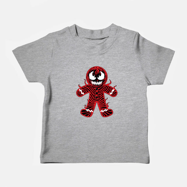 Gingerbread Symbiote-baby basic tee-krisren28