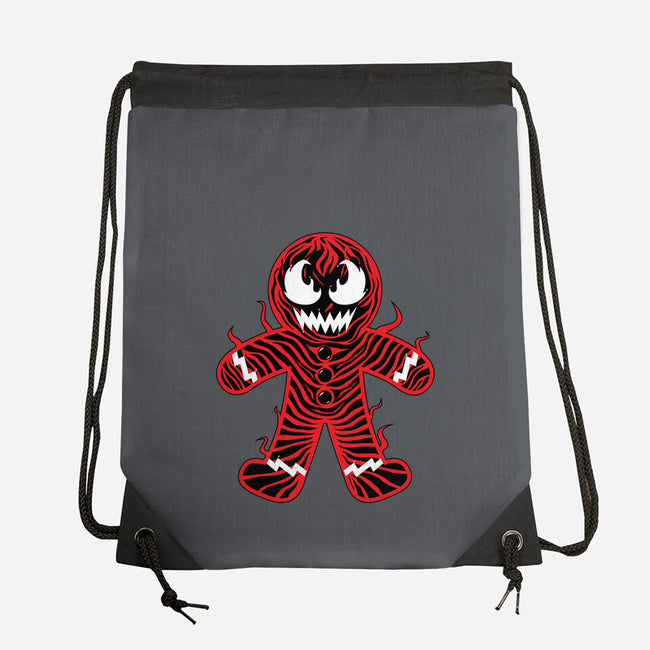 Gingerbread Symbiote-none drawstring bag-krisren28