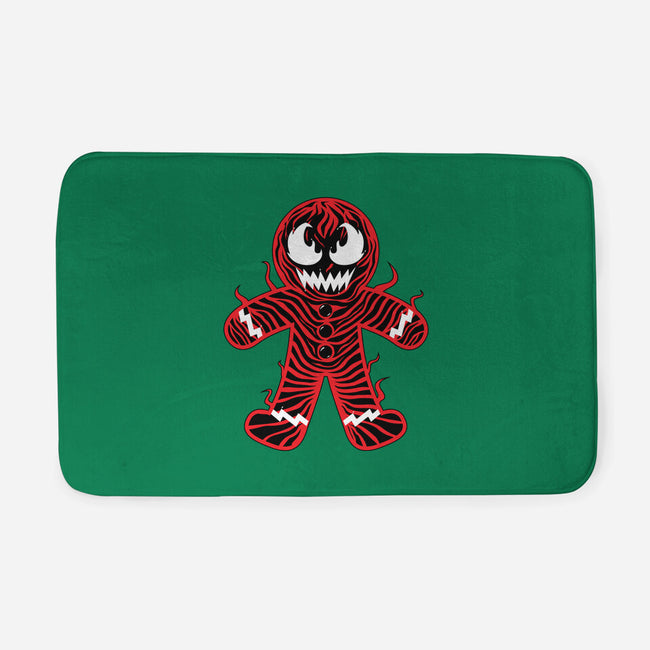 Gingerbread Symbiote-none memory foam bath mat-krisren28
