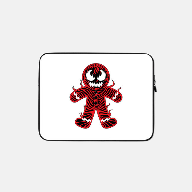 Gingerbread Symbiote-none zippered laptop sleeve-krisren28