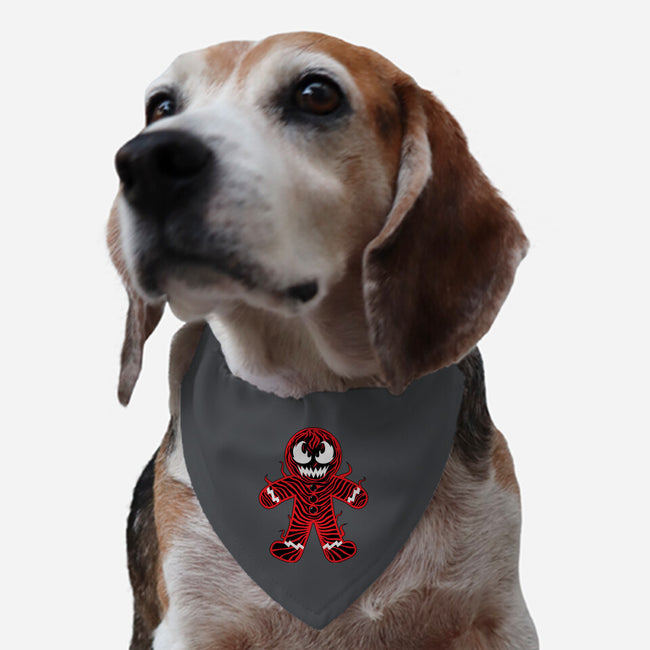 Gingerbread Symbiote-dog adjustable pet collar-krisren28