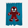 Gingerbread Symbiote-none polyester shower curtain-krisren28