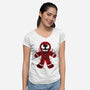 Gingerbread Symbiote-womens v-neck tee-krisren28