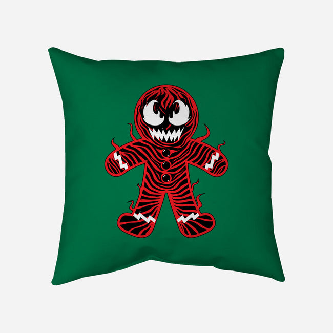 Gingerbread Symbiote-none removable cover w insert throw pillow-krisren28
