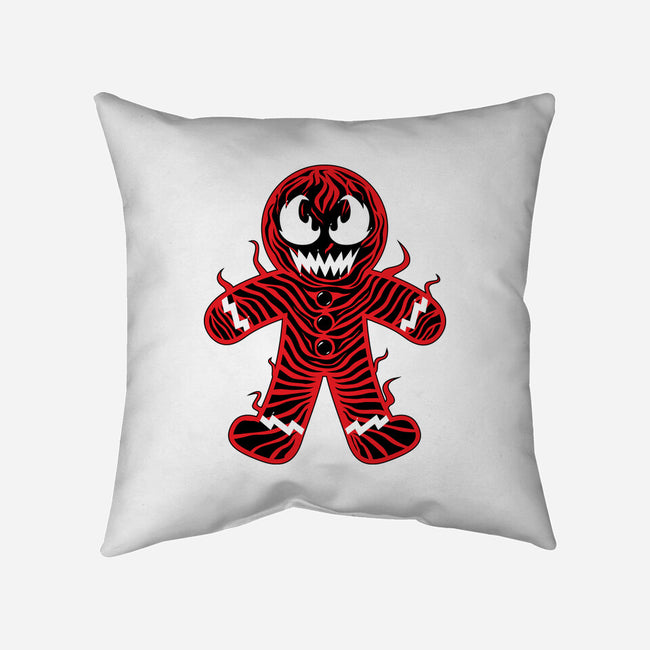 Gingerbread Symbiote-none removable cover w insert throw pillow-krisren28