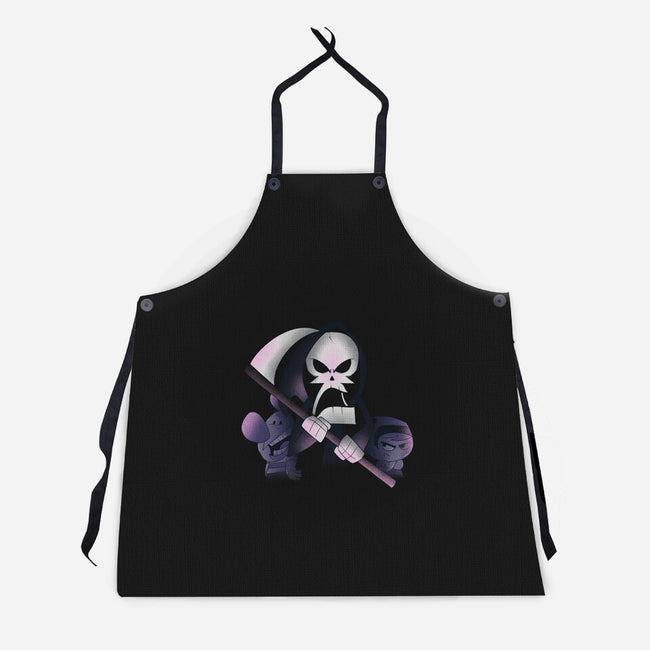 The Grim Adventures-unisex kitchen apron-Claudia