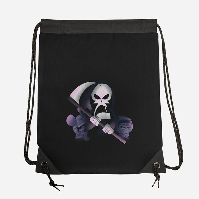 The Grim Adventures-none drawstring bag-Claudia