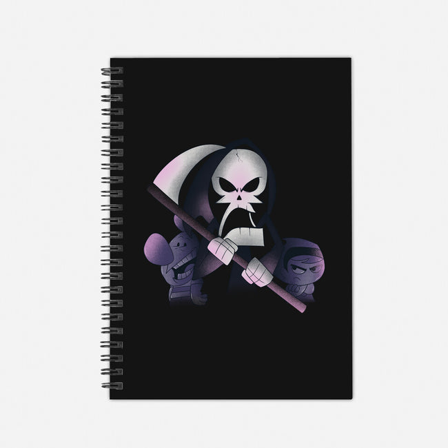 The Grim Adventures-none dot grid notebook-Claudia