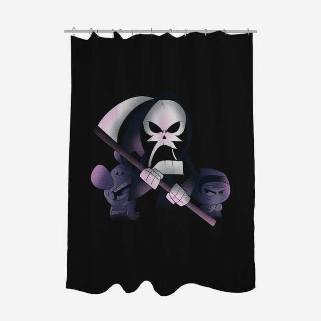 The Grim Adventures-none polyester shower curtain-Claudia