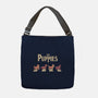 The Puppies-none adjustable tote bag-eduely