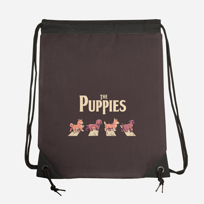 The Puppies-none drawstring bag-eduely