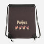 The Puppies-none drawstring bag-eduely