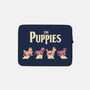 The Puppies-none zippered laptop sleeve-eduely