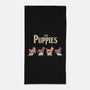 The Puppies-none beach towel-eduely