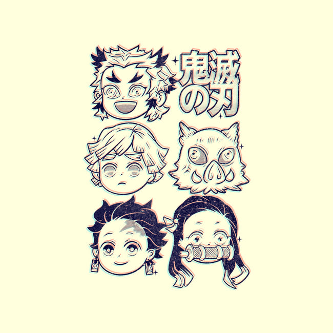 Cute Slayers-none glossy sticker-Douglasstencil