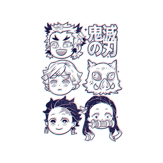 Cute Slayers-none glossy sticker-Douglasstencil