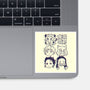 Cute Slayers-none glossy sticker-Douglasstencil