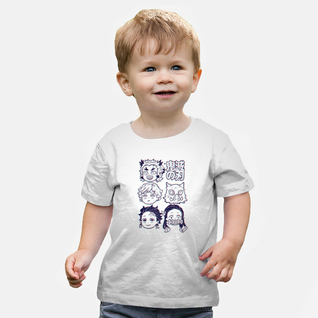 Cute Slayers-baby basic tee-Douglasstencil