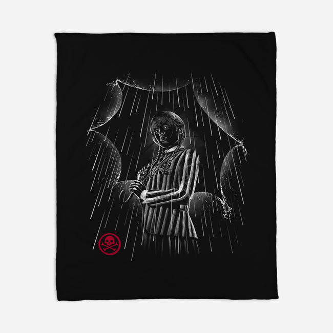 Gloomy Girl-none fleece blanket-Getsousa!