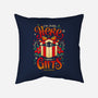 Sneaky Christmas Thief-none removable cover w insert throw pillow-Snouleaf