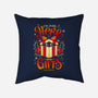 Sneaky Christmas Thief-none removable cover throw pillow-Snouleaf